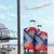 Australia Day Kangaroo and Koala With Flag Luggage Cover - Wonder Print Shop