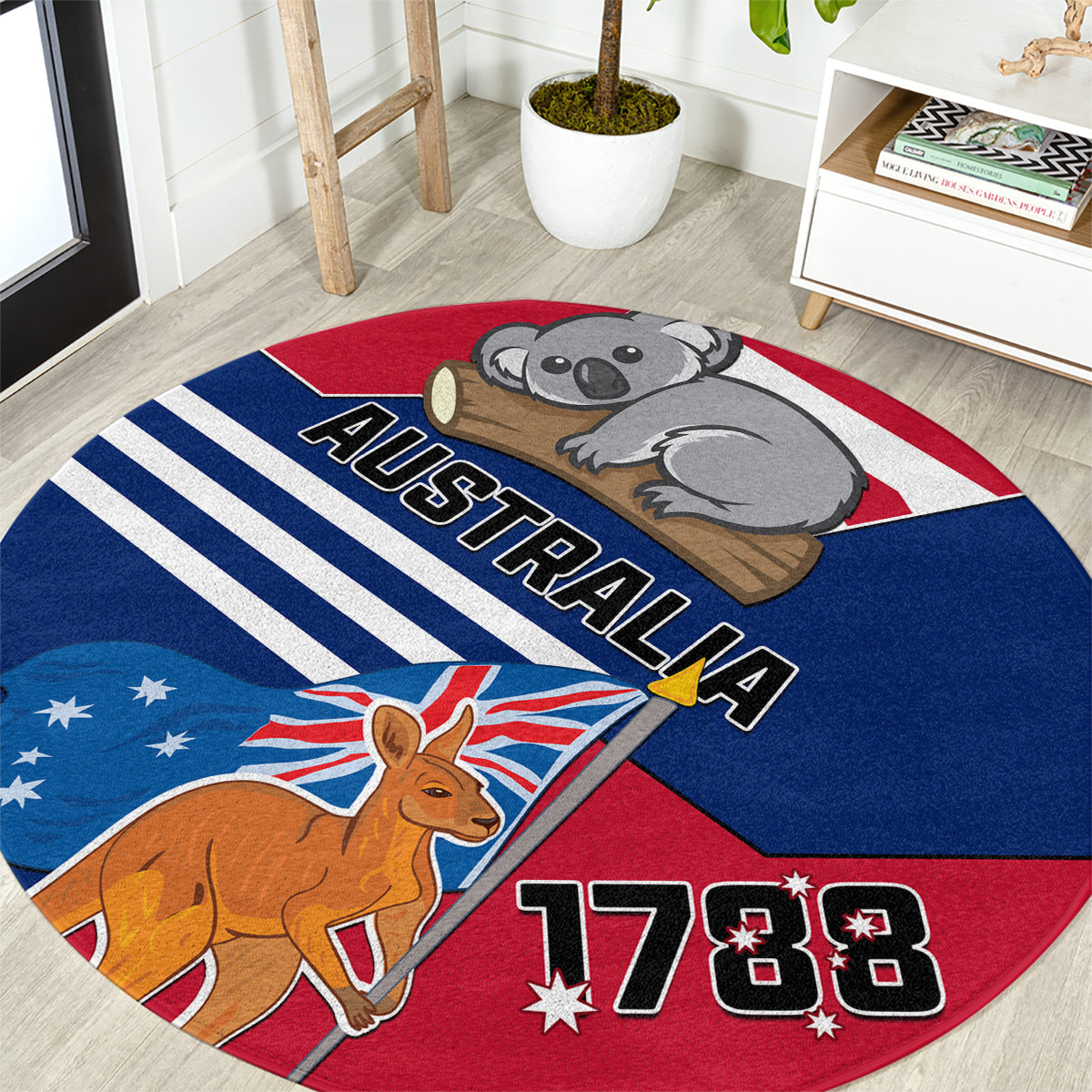 australia-day-kangaroo-and-koala-with-flag-round-carpet