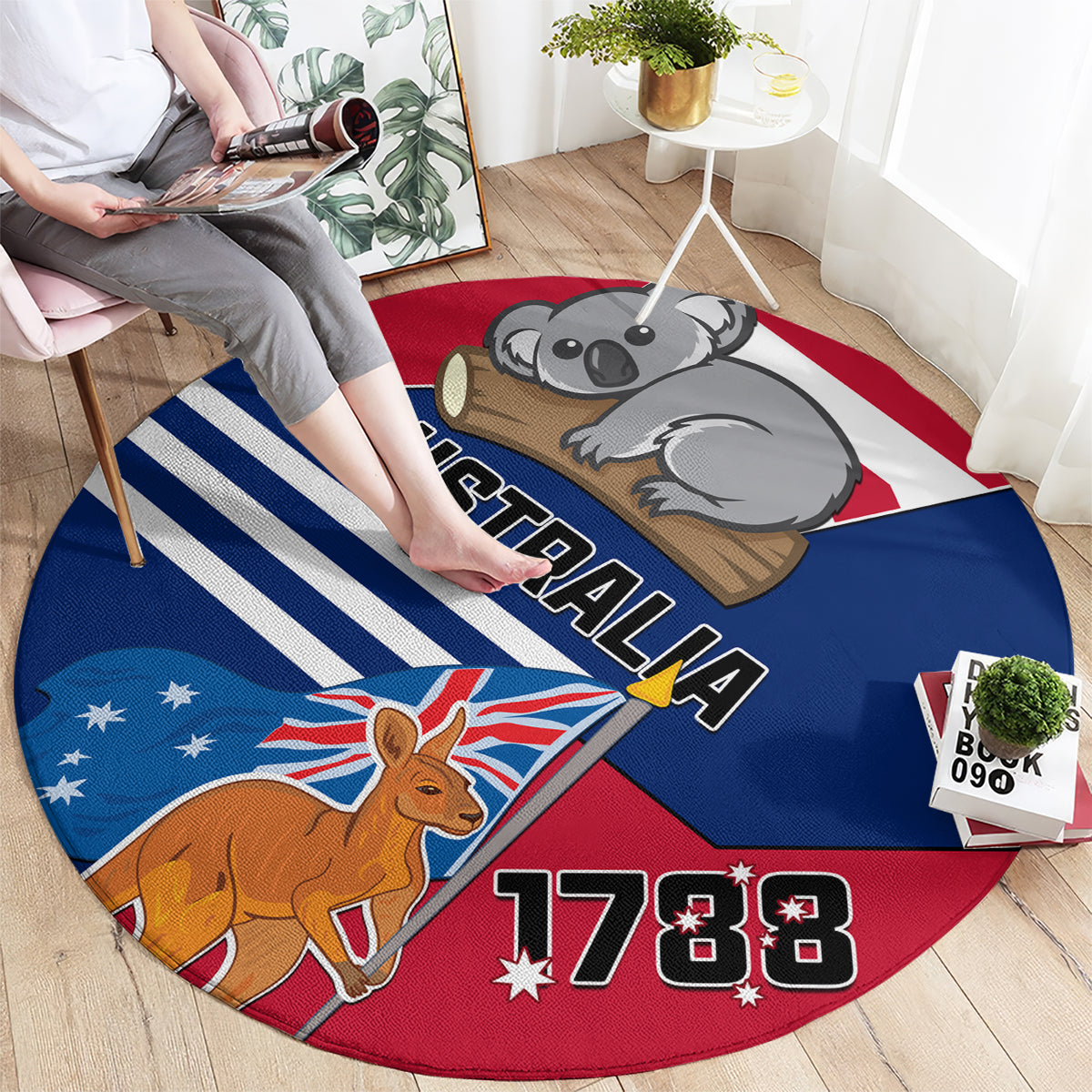 australia-day-kangaroo-and-koala-with-flag-round-carpet