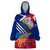 Australia Day Kangaroo and Koala With Flag Wearable Blanket Hoodie - Wonder Print Shop