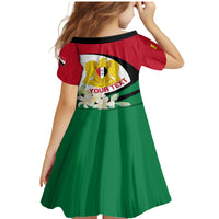 Syria Independence Day Family Matching Mermaid Dress and Hawaiian Shirt Syrian Coat Of Arms With Jasmine Flower - Wonder Print Shop