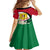Syria Independence Day Family Matching Off Shoulder Short Dress and Hawaiian Shirt Syrian Coat Of Arms With Jasmine Flower - Wonder Print Shop
