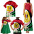 Syria Independence Day Family Matching Tank Maxi Dress and Hawaiian Shirt Syrian Coat Of Arms With Jasmine Flower - Wonder Print Shop