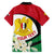 Syria Independence Day Family Matching Tank Maxi Dress and Hawaiian Shirt Syrian Coat Of Arms With Jasmine Flower - Wonder Print Shop