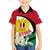 Syria Independence Day Kid Hawaiian Shirt Syrian Coat Of Arms With Jasmine Flower - Wonder Print Shop