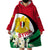Syria Independence Day Wearable Blanket Hoodie Syrian Coat Of Arms With Jasmine Flower - Wonder Print Shop