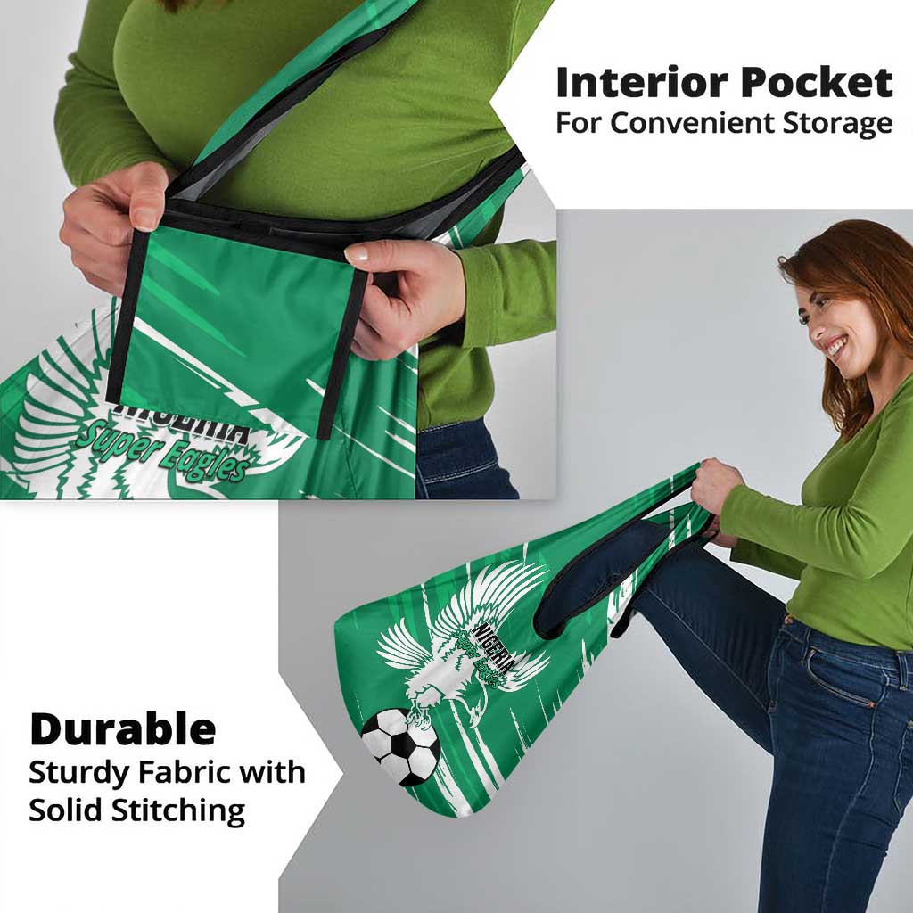 Nigeria Football Grocery Bag Go Super Eagles
