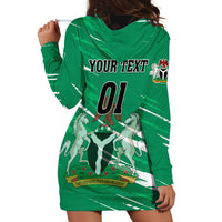 Nigeria Football Hoodie Dress Go Super Eagles - Wonder Print Shop