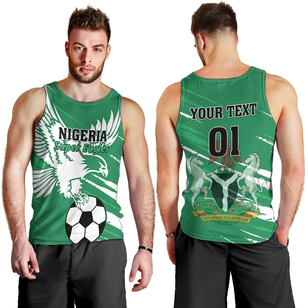 Nigeria Football Men Tank Top Go Super Eagles - Wonder Print Shop