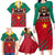 Cameroon Football Family Matching Long Sleeve Bodycon Dress and Hawaiian Shirt Go Les Lions Indomptables