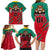 Cameroon Football Family Matching Long Sleeve Bodycon Dress and Hawaiian Shirt Go Les Lions Indomptables