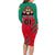 Cameroon Football Family Matching Long Sleeve Bodycon Dress and Hawaiian Shirt Go Les Lions Indomptables - Wonder Print Shop