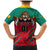 Cameroon Football Family Matching Mermaid Dress and Hawaiian Shirt Go Les Lions Indomptables