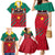 Cameroon Football Family Matching Mermaid Dress and Hawaiian Shirt Go Les Lions Indomptables