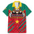 Cameroon Football Family Matching Mermaid Dress and Hawaiian Shirt Go Les Lions Indomptables