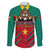 Cameroon Football Family Matching Short Sleeve Bodycon Dress and Hawaiian Shirt Go Les Lions Indomptables
