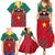 Cameroon Football Family Matching Summer Maxi Dress and Hawaiian Shirt Go Les Lions Indomptables