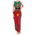 Cameroon Football Family Matching Tank Maxi Dress and Hawaiian Shirt Go Les Lions Indomptables