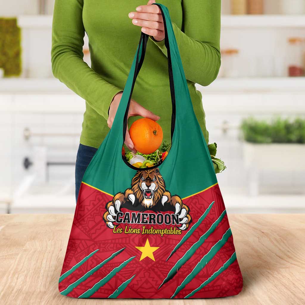 Cameroon Football Grocery Bag Go Les Lions Indomptables