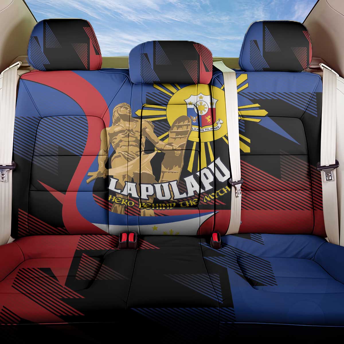Philippines Lapulapu Back Car Seat Cover Hero Behind The Myth