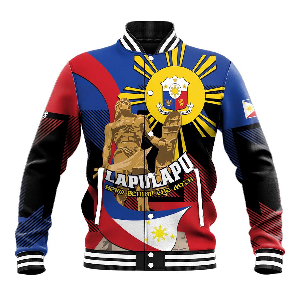 Personalized Philippines Lapulapu Baseball Jacket Hero Behind The Myth