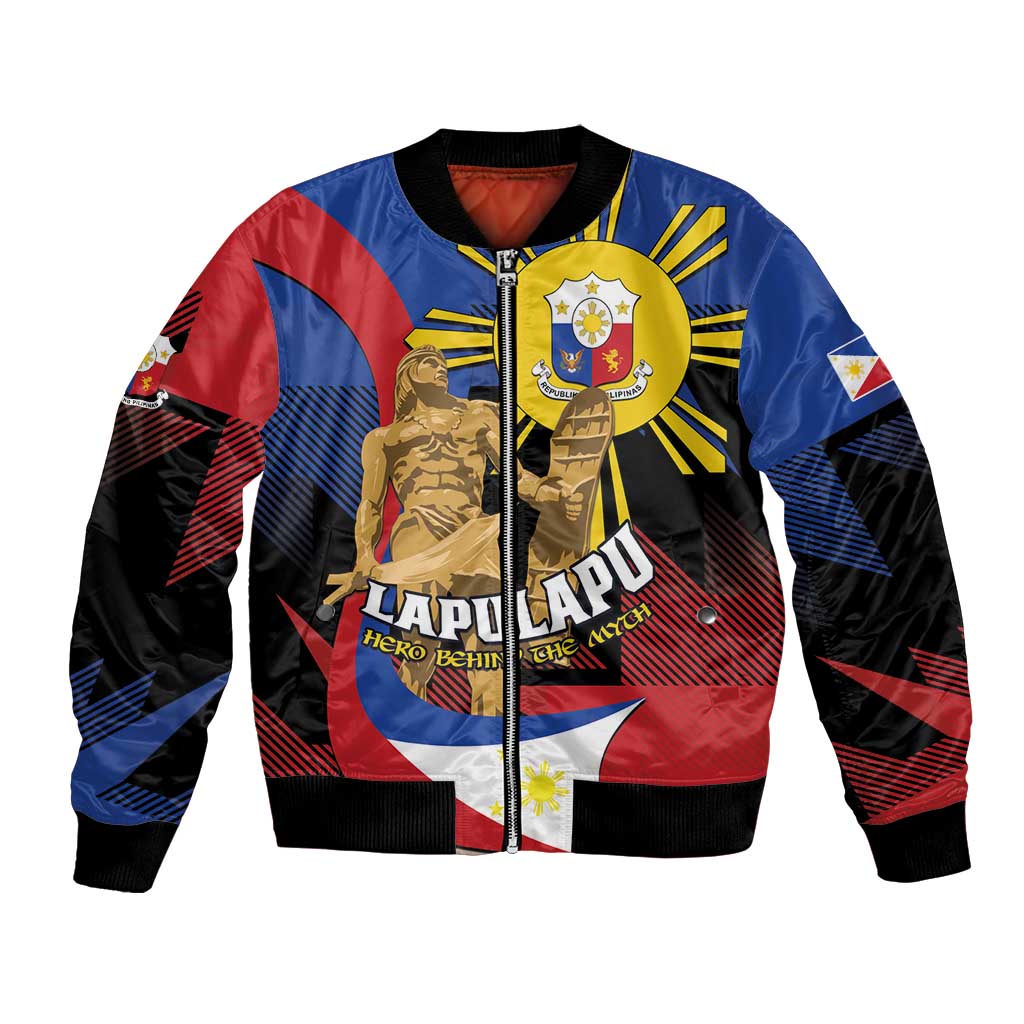 Personalized Philippines Lapulapu Bomber Jacket Hero Behind The Myth