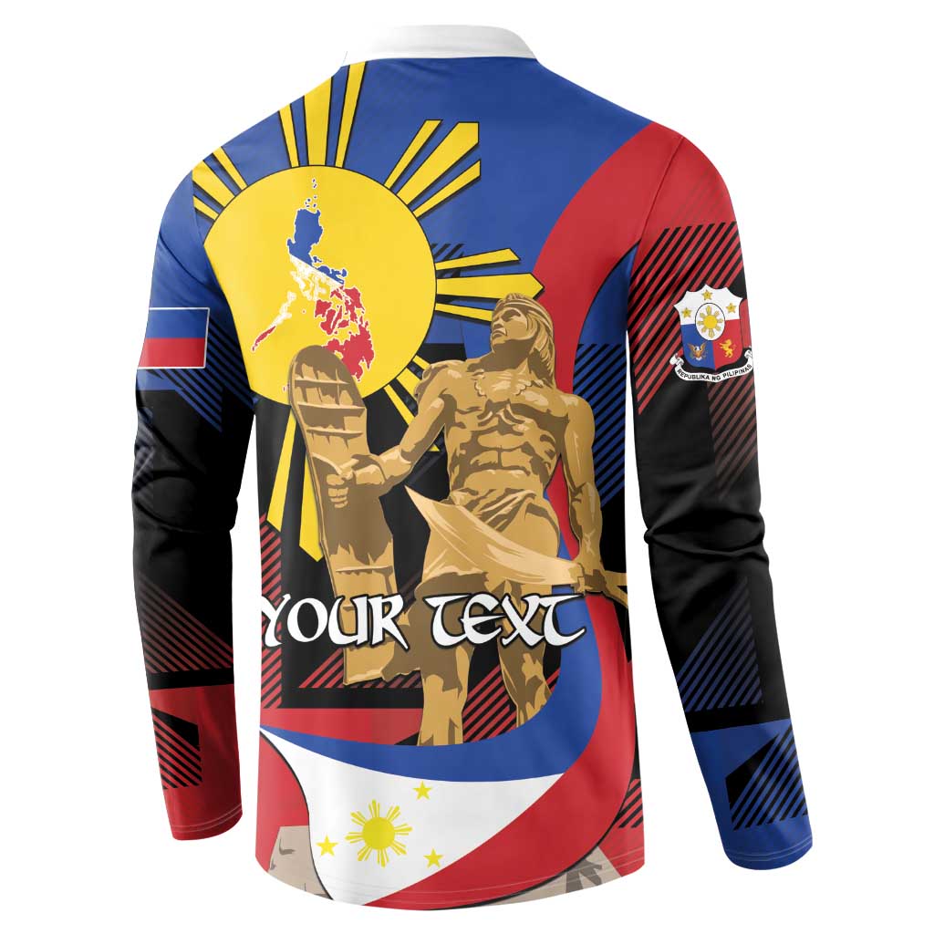 Personalized Philippines Lapulapu Button Sweatshirt Hero Behind The Myth