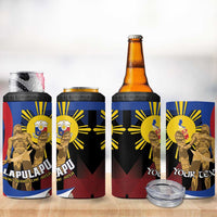 Personalized Philippines Lapulapu 4 in 1 Can Cooler Tumbler Hero Behind The Myth