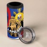 Personalized Philippines Lapulapu 4 in 1 Can Cooler Tumbler Hero Behind The Myth