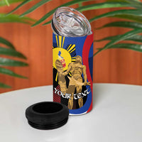 Personalized Philippines Lapulapu 4 in 1 Can Cooler Tumbler Hero Behind The Myth