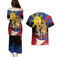 Personalized Philippines Lapulapu Couples Matching Puletasi and Hawaiian Shirt Hero Behind The Myth