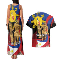 Personalized Philippines Lapulapu Couples Matching Tank Maxi Dress and Hawaiian Shirt Hero Behind The Myth