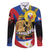 Personalized Philippines Lapulapu Family Matching Long Sleeve Bodycon Dress and Hawaiian Shirt Hero Behind The Myth