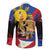 Personalized Philippines Lapulapu Family Matching Long Sleeve Bodycon Dress and Hawaiian Shirt Hero Behind The Myth