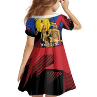 Personalized Philippines Lapulapu Family Matching Off The Shoulder Long Sleeve Dress and Hawaiian Shirt Hero Behind The Myth