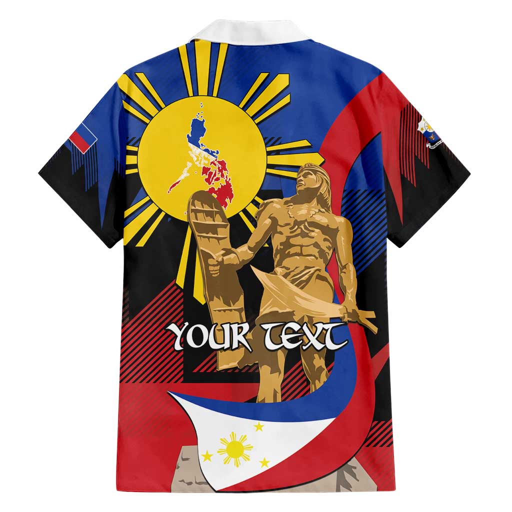 Personalized Philippines Lapulapu Family Matching Short Sleeve Bodycon Dress and Hawaiian Shirt Hero Behind The Myth