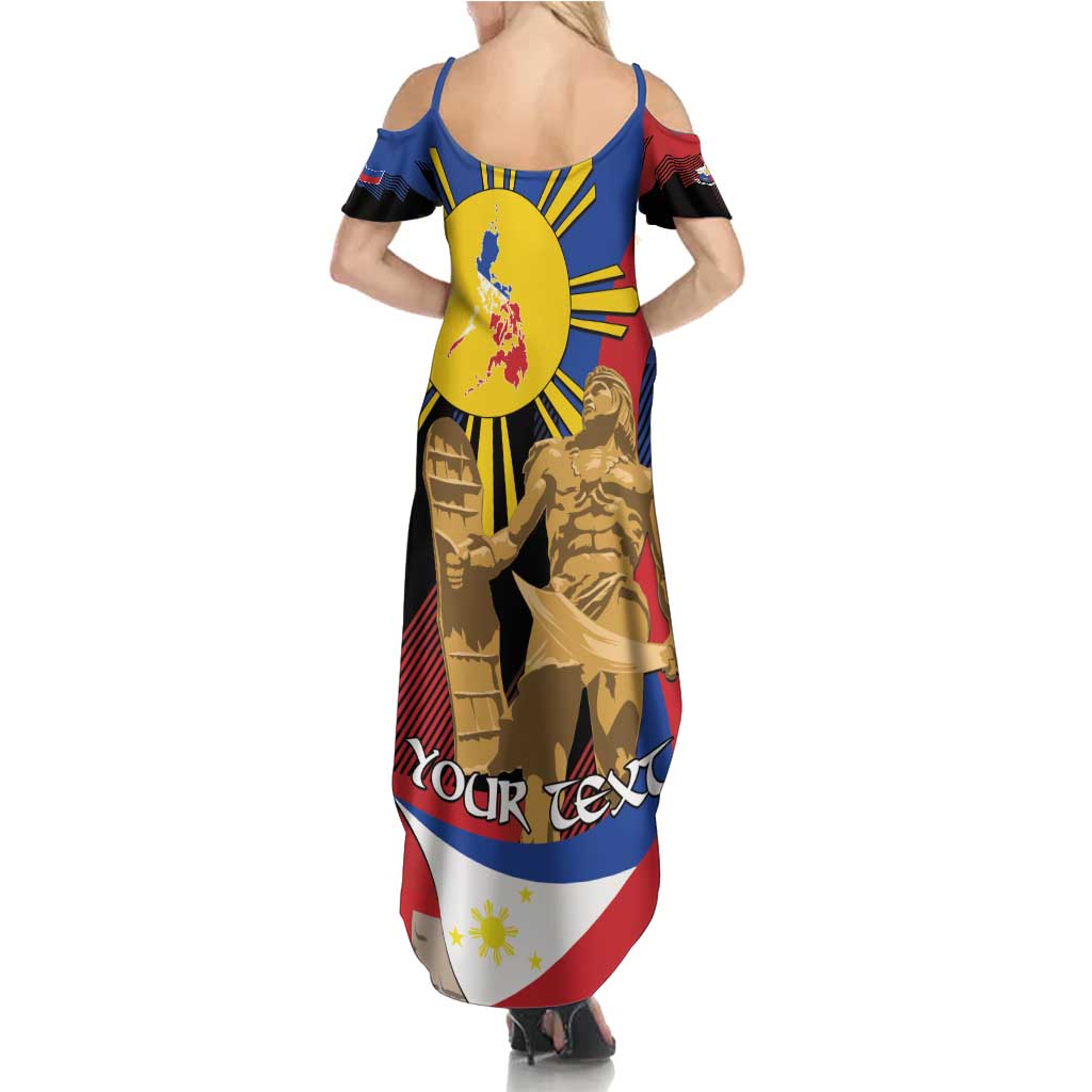 Personalized Philippines Lapulapu Family Matching Summer Maxi Dress and Hawaiian Shirt Hero Behind The Myth