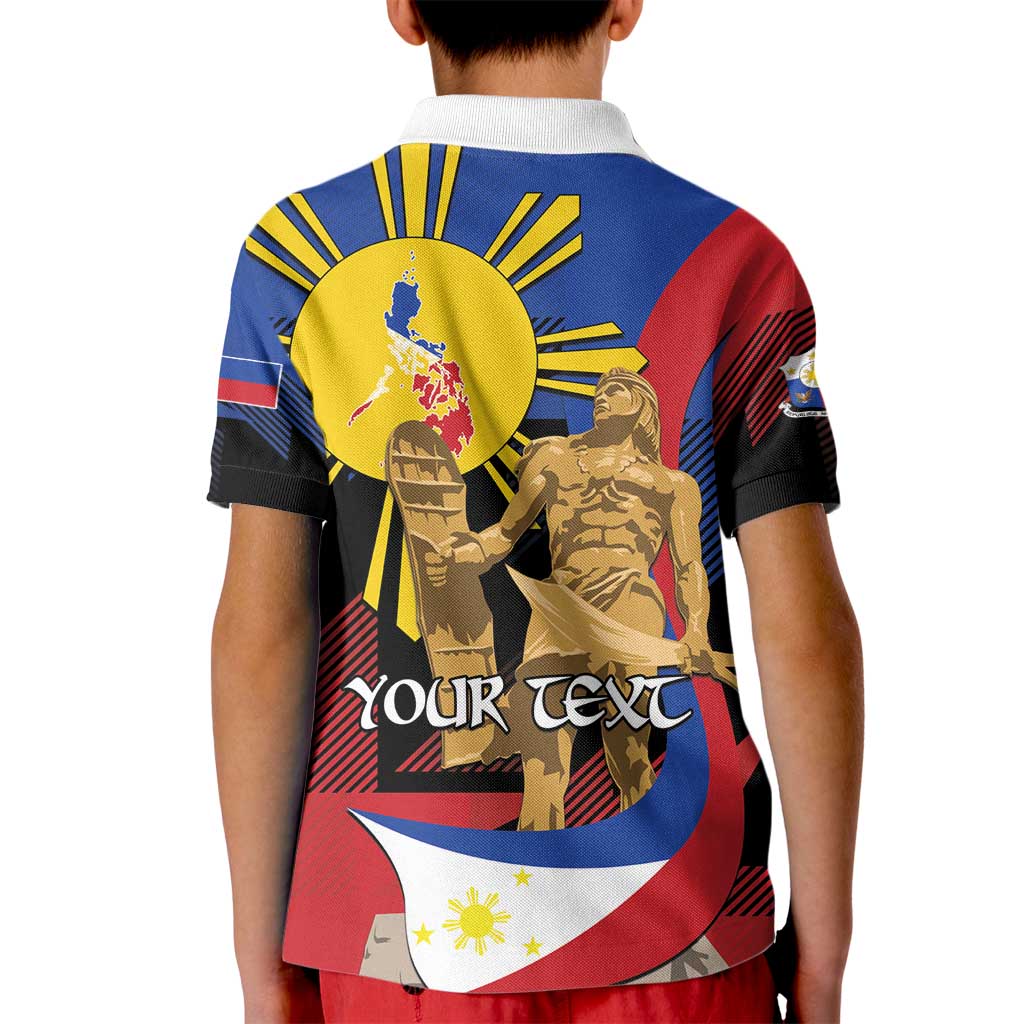 Personalized Philippines Lapulapu Kid Polo Shirt Hero Behind The Myth