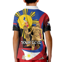 Personalized Philippines Lapulapu Kid Polo Shirt Hero Behind The Myth