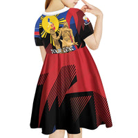 Personalized Philippines Lapulapu Kid Short Sleeve Dress Hero Behind The Myth