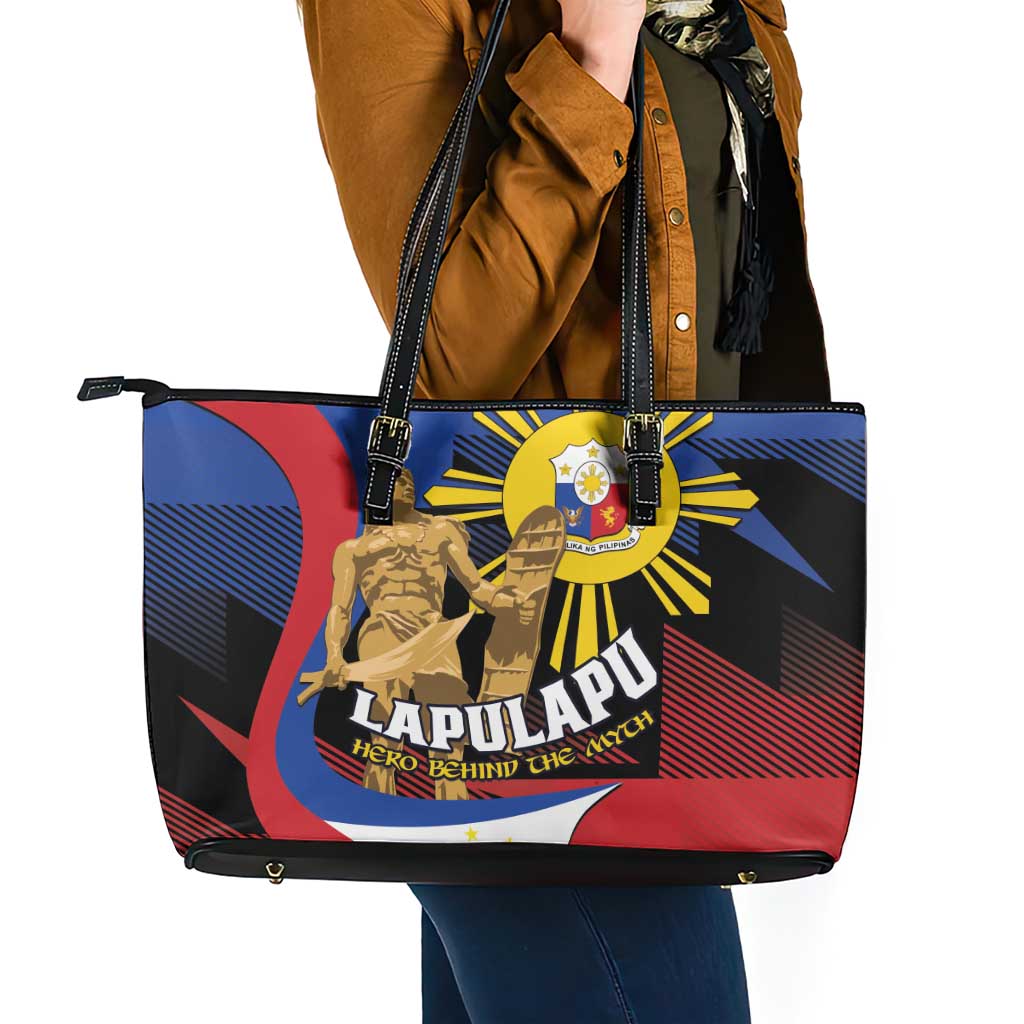 Philippines Lapulapu Leather Tote Bag Hero Behind The Myth