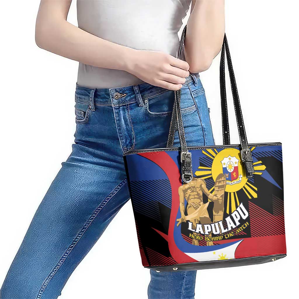 Philippines Lapulapu Leather Tote Bag Hero Behind The Myth