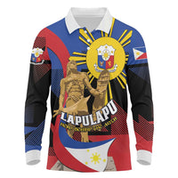 Personalized Philippines Lapulapu Long Sleeve Polo Shirt Hero Behind The Myth