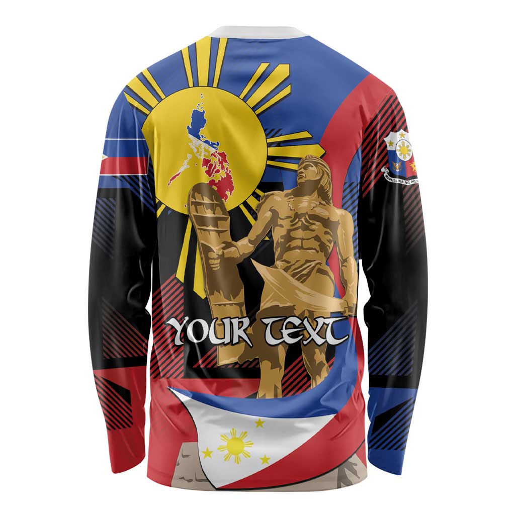 Personalized Philippines Lapulapu Long Sleeve Shirt Hero Behind The Myth