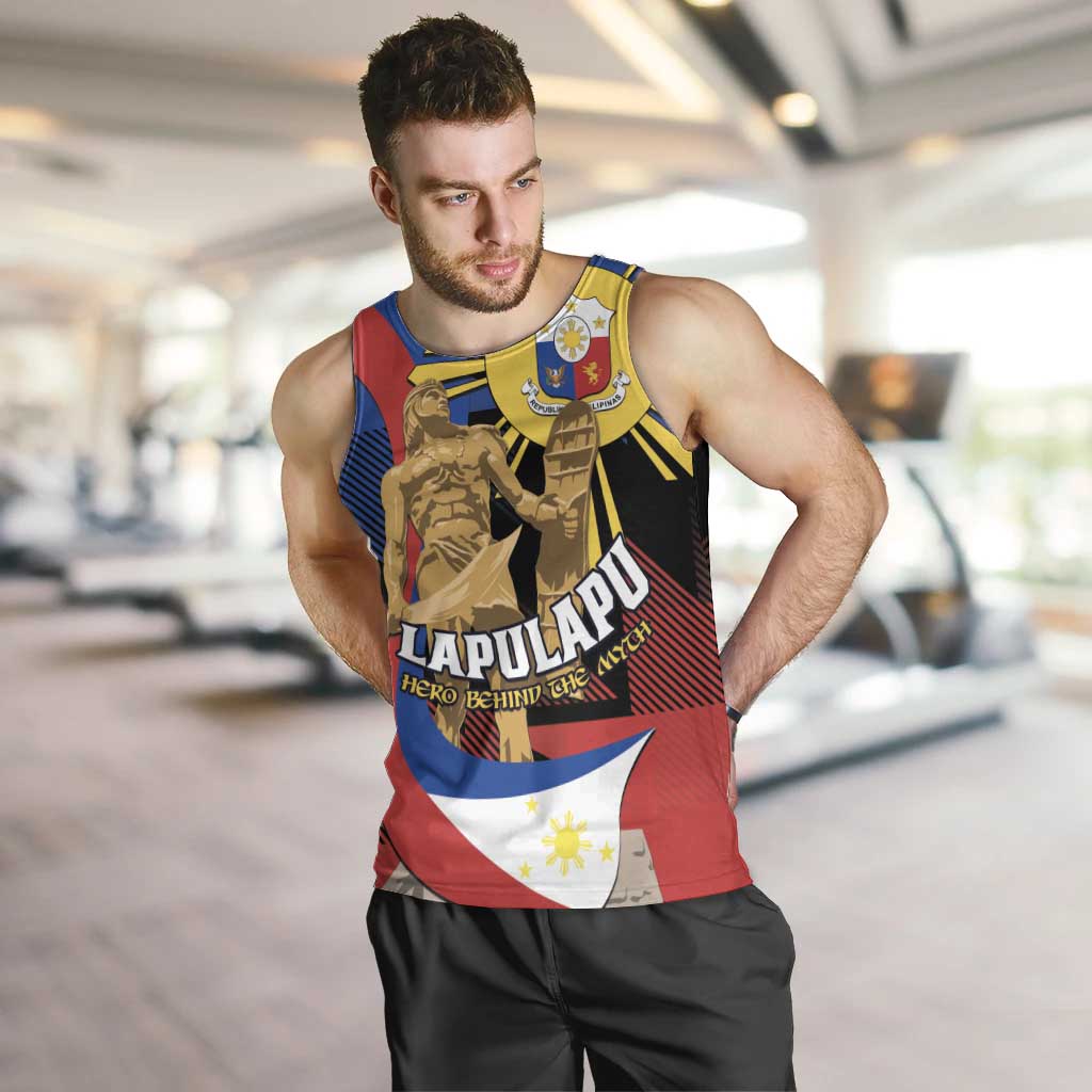 Personalized Philippines Lapulapu Men Tank Top Hero Behind The Myth