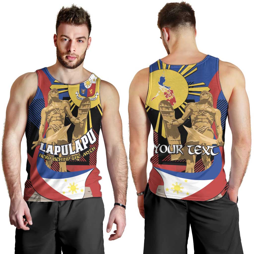 Personalized Philippines Lapulapu Men Tank Top Hero Behind The Myth