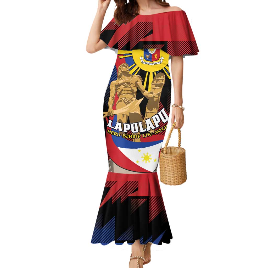 Personalized Philippines Lapulapu Mermaid Dress Hero Behind The Myth