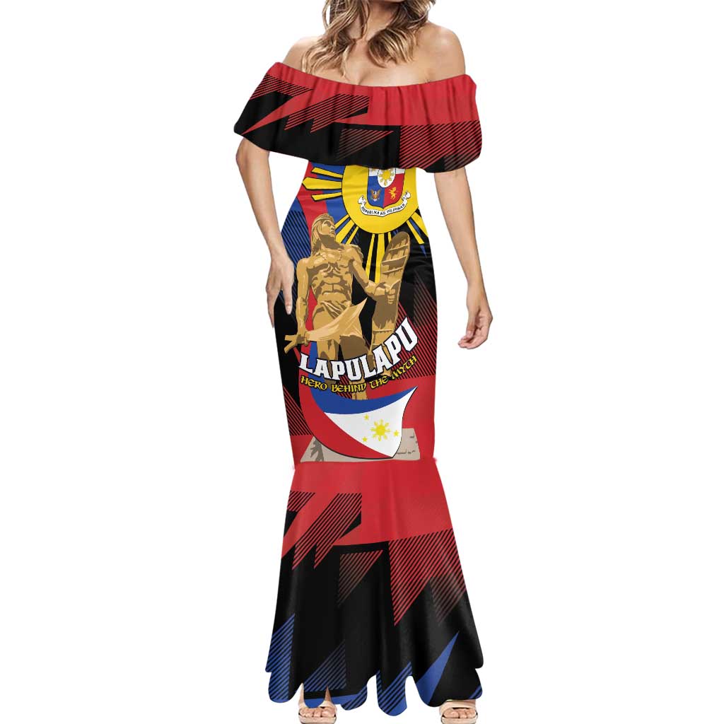 Personalized Philippines Lapulapu Mermaid Dress Hero Behind The Myth