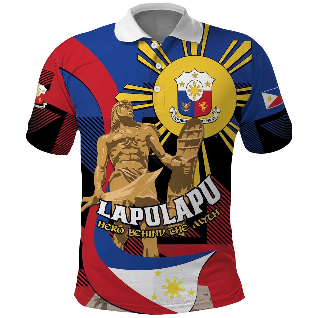 Personalized Philippines Lapulapu Polo Shirt Hero Behind The Myth