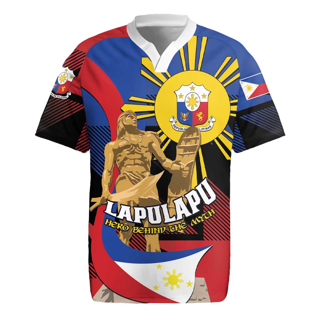 Personalized Philippines Lapulapu Rugby Jersey Hero Behind The Myth